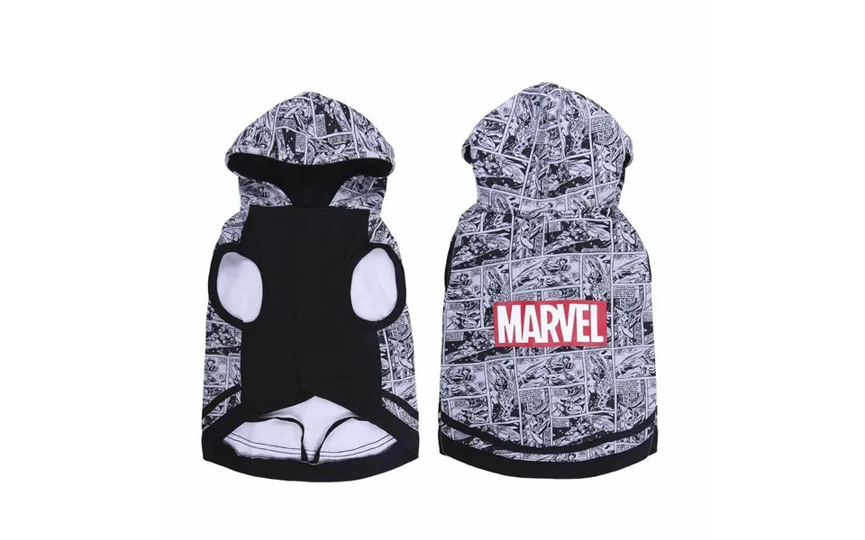 Marvel Hundesweatshirt Xs - Grå Med Hætte