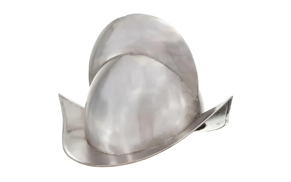 Middelalderlig Ridderhjelm Til Rollespil Antik Stål Sølvfarvet