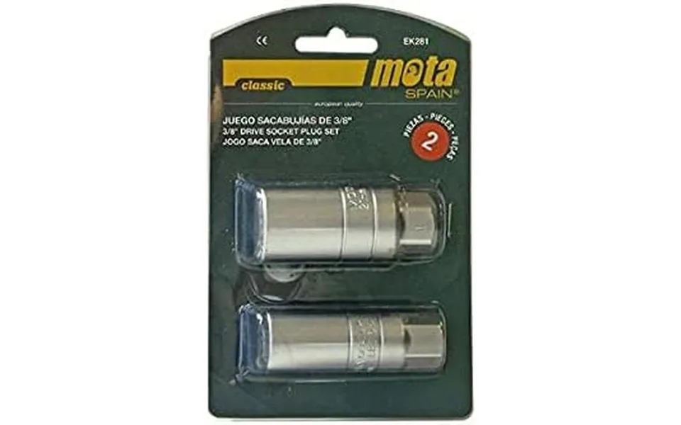 Mota Stikkonøglesæt 3 8 , 2 Dele - Sølvfarvet