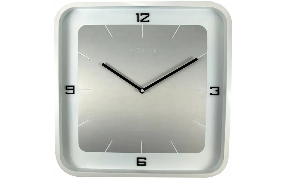 Nextime Vægur 3518wi - 40 × 40 Cm, Hvid