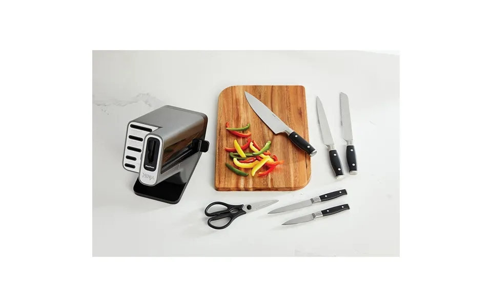 Ninja K32006eu Knivsæt - 6 Dele, Sort Sølv, Rustfrit Stål