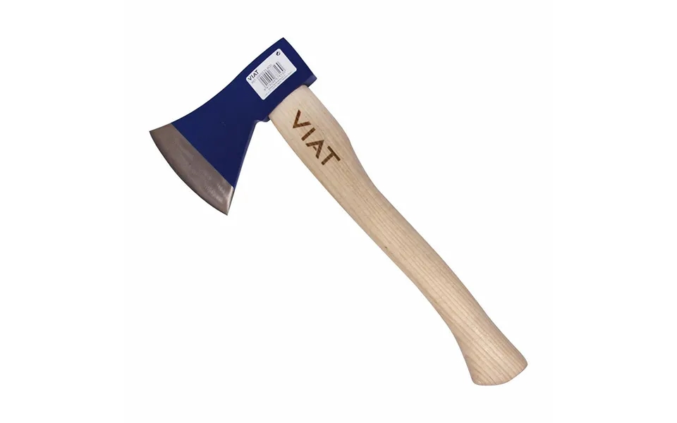 Økse I Stål Med Birketræskaft - 18 × 43 × 3 Cm