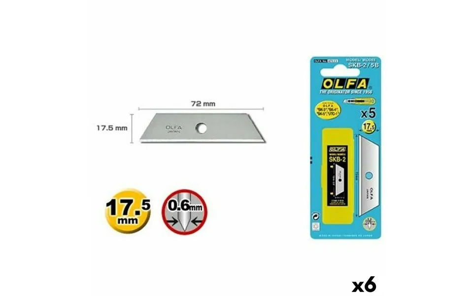 Olfa Knivblade 17,5 Mm - 5 Stk. Pakke Med 6