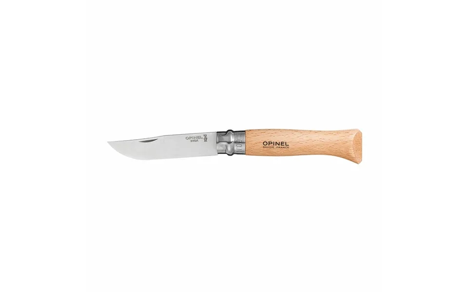 Opinel N 9 Lommekniv - 9 Cm Rustfrit Stål, Birketræ