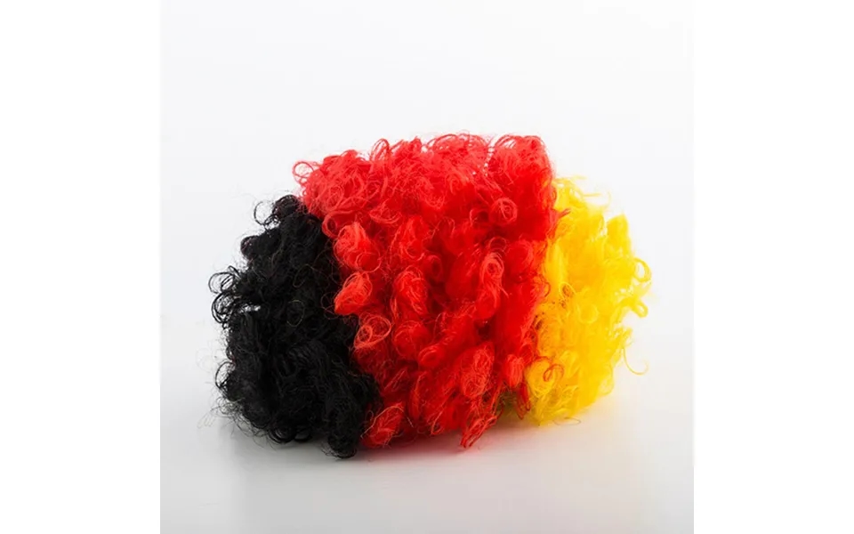 Paryk Germany - Multifarvet Klov Afro Paryk I Tyskefarver