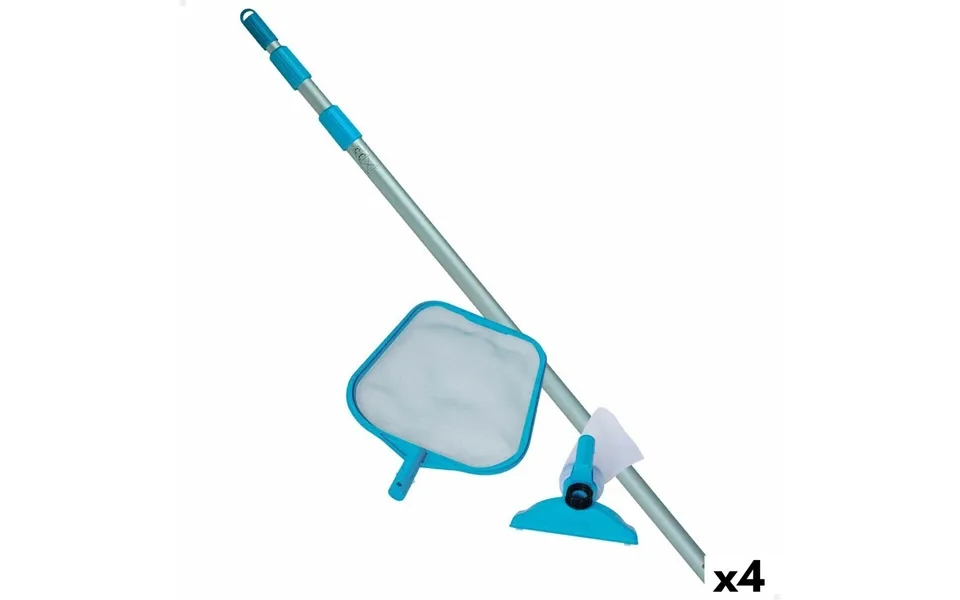 Pool Vedligeholdelsessæt Intex - Teleskopstang 239 Cm, Net Og Støvsuger 4 Dele