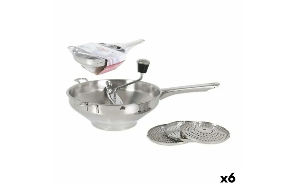 Privilege Quttin Kartoffelmoser I Rustfrit Stål - 6 Stk.