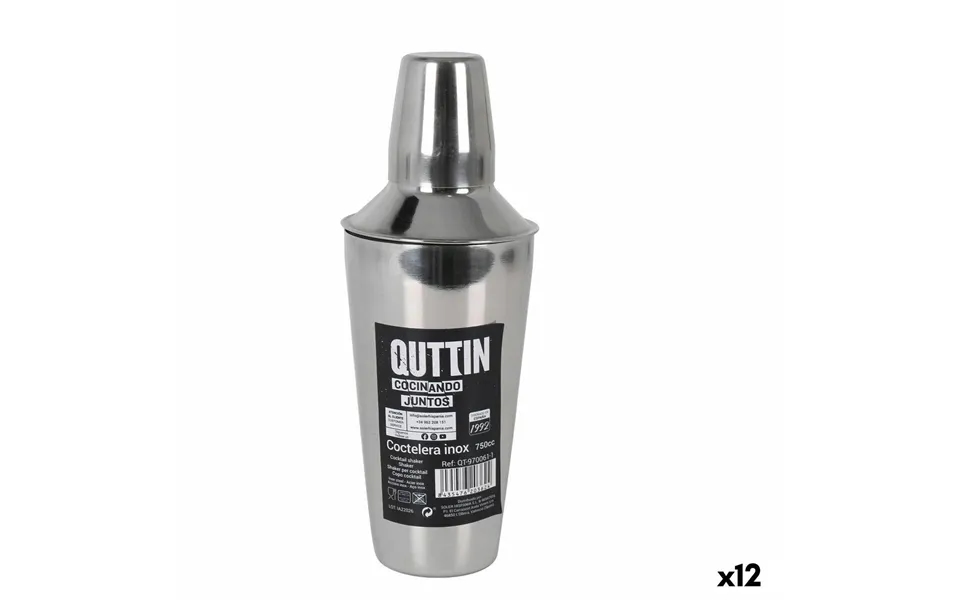 Quttin Cocktailshaker I Rustfrit Stål - 750 Ml Ø 9,2 × 25,6 Cm