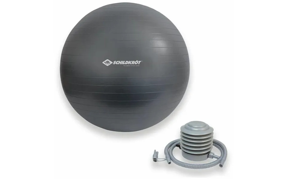 Schildkröt Oppustelig Træningsbold - Grå