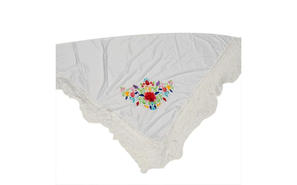 Sjal Pgnblnc - Hvidt Sjal 140 Cm I Bomuld