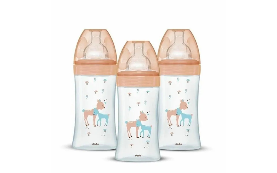 Sutteflasker Sæt Dodie - 3 Stk, 270 Ml