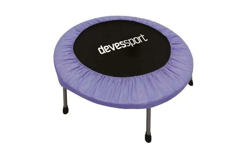 Trampolin Mini-trampolin Elastik Seng 96 Cm - Blå Grå