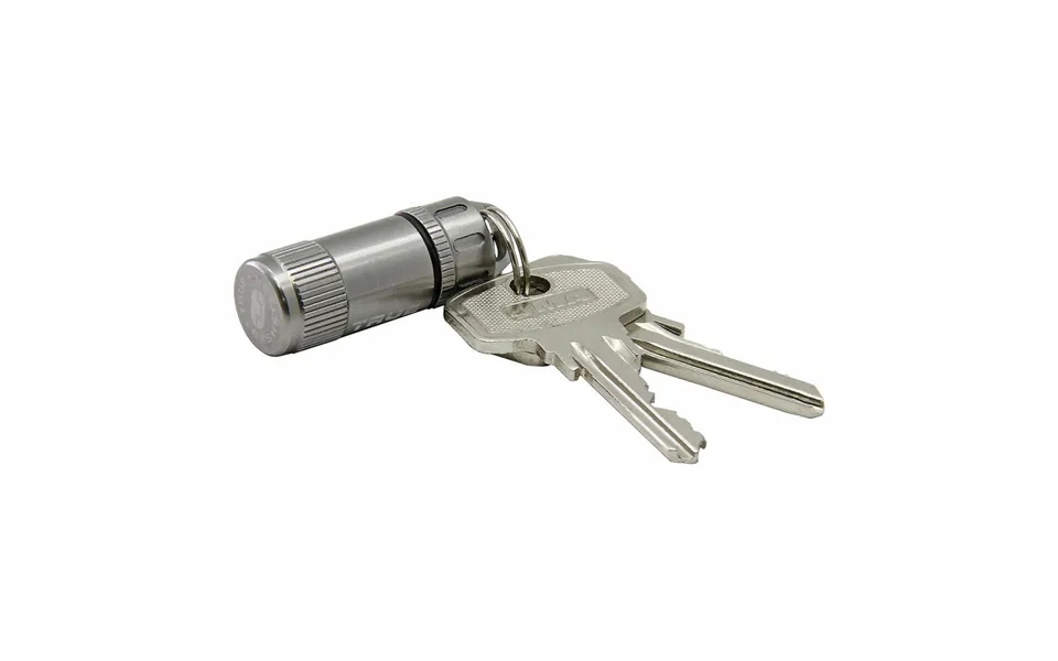 True Cashstash Nøglering - Vandafvisende Kapsel I Rustfrit Stål Sølv