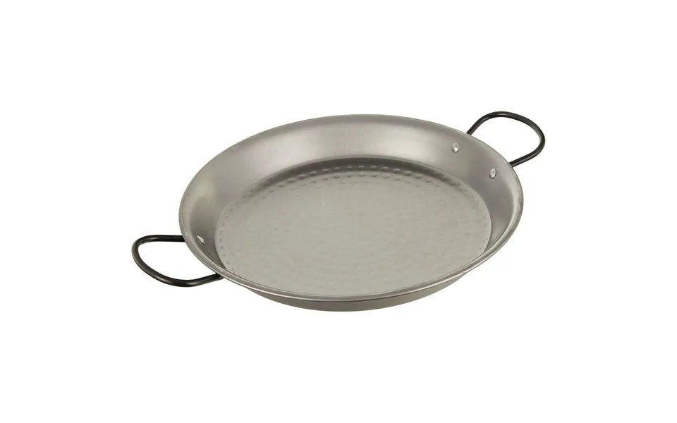 Vaello Traditionel Paellapande I Blank Stål - Ø 30 Cm, 4 Personer