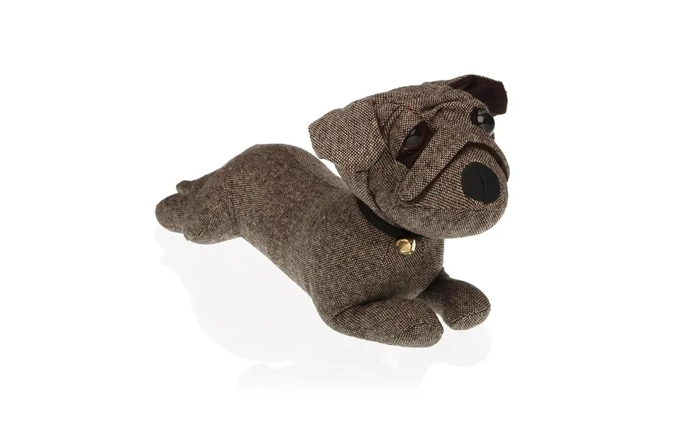 Versa Dørstop - Hund I Tekstil, 15 × 20 × 43 Cm