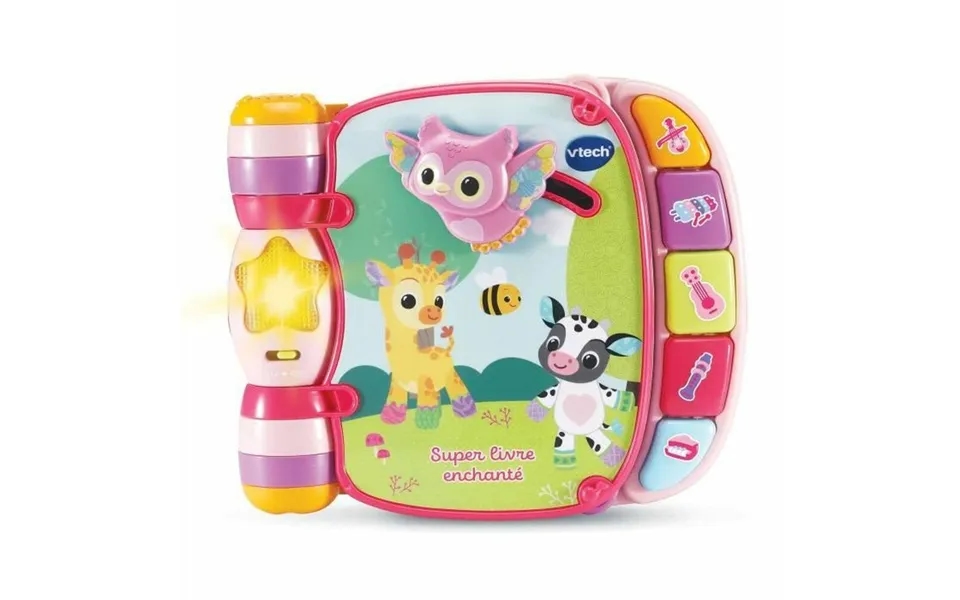 Vtech Baby Interaktiv Bog - Super Enchanted Book Pink