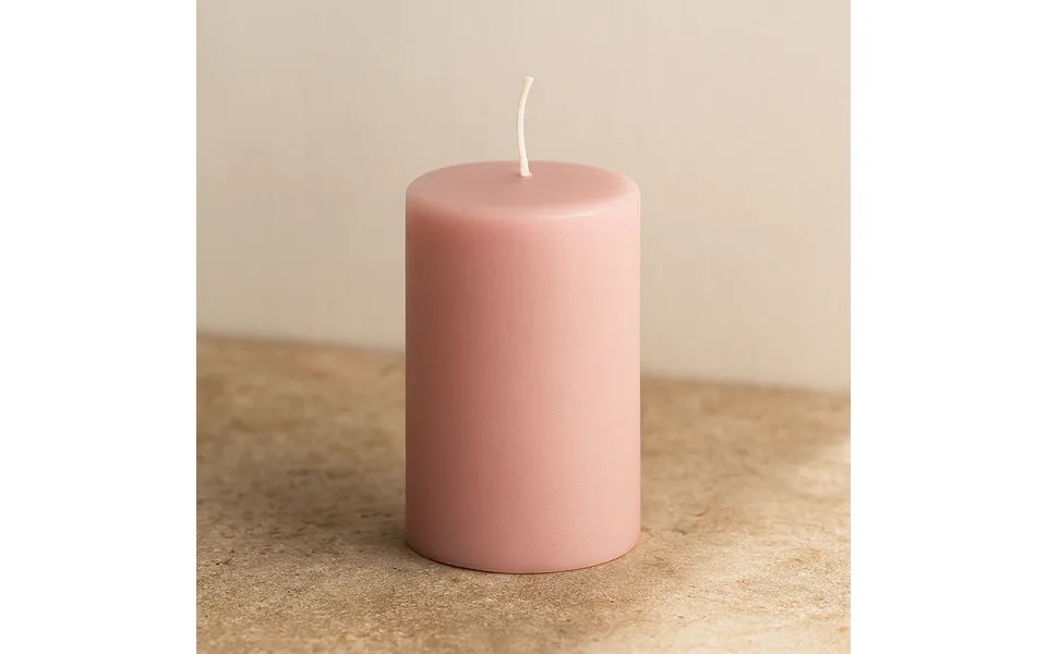 Bloklys Ø5x10 Cm - Rose