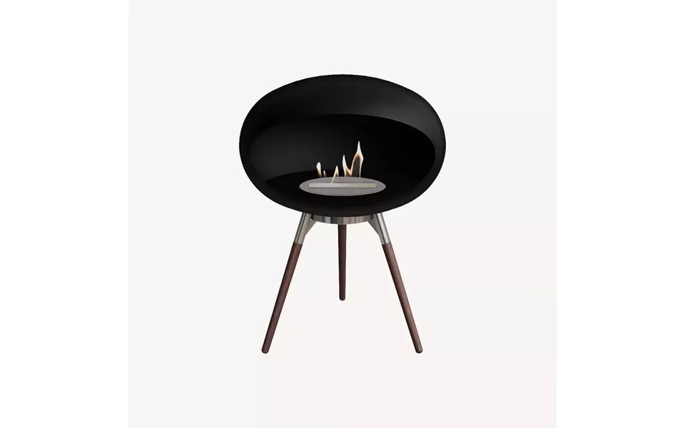 Le Feu Dome 625 - Black Ground Wood Low