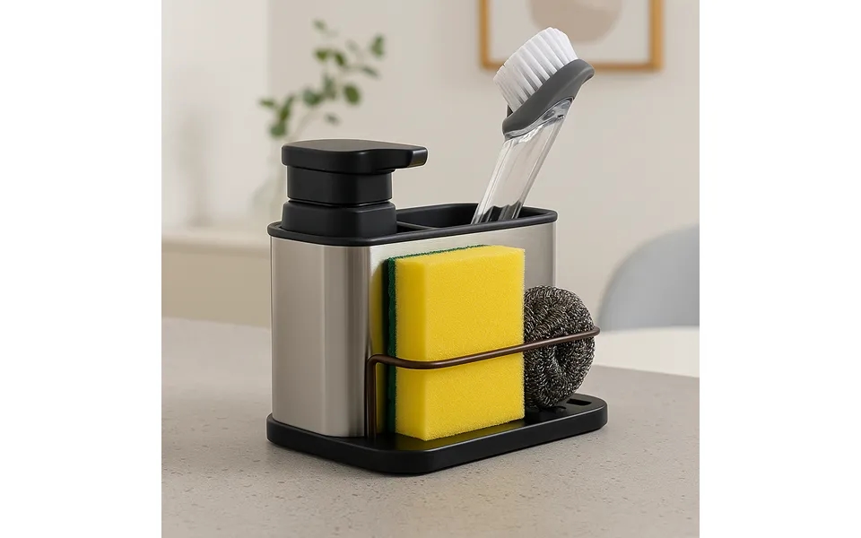 Multifunktionel Køkken Opbevaring Med Sæbedispenser