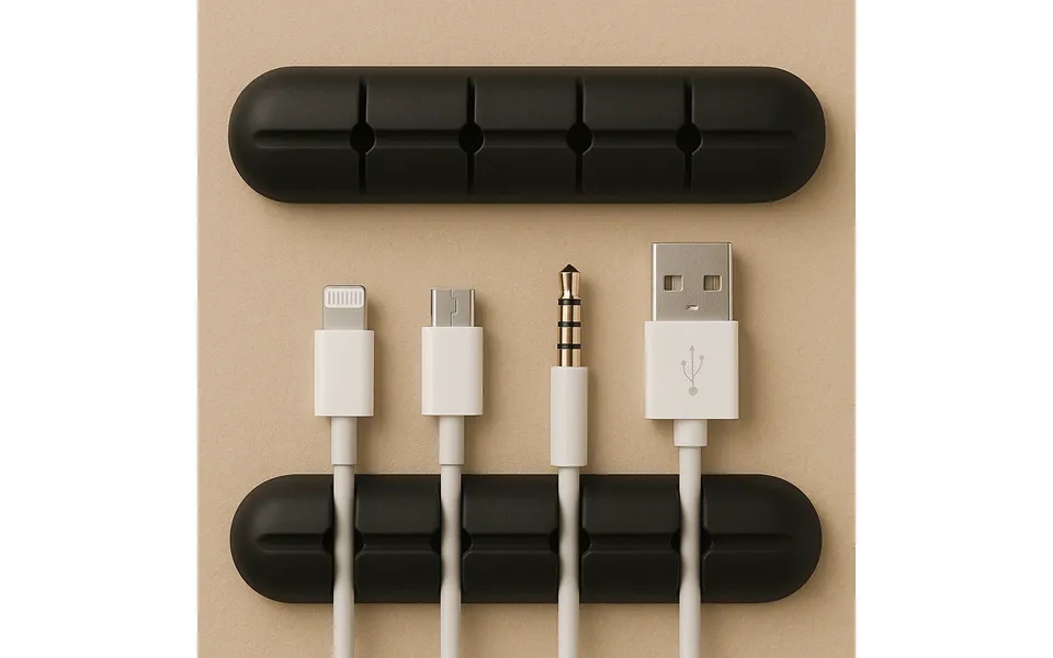 Selvklæbende Kabelholder Organiser Dit Skrivebord