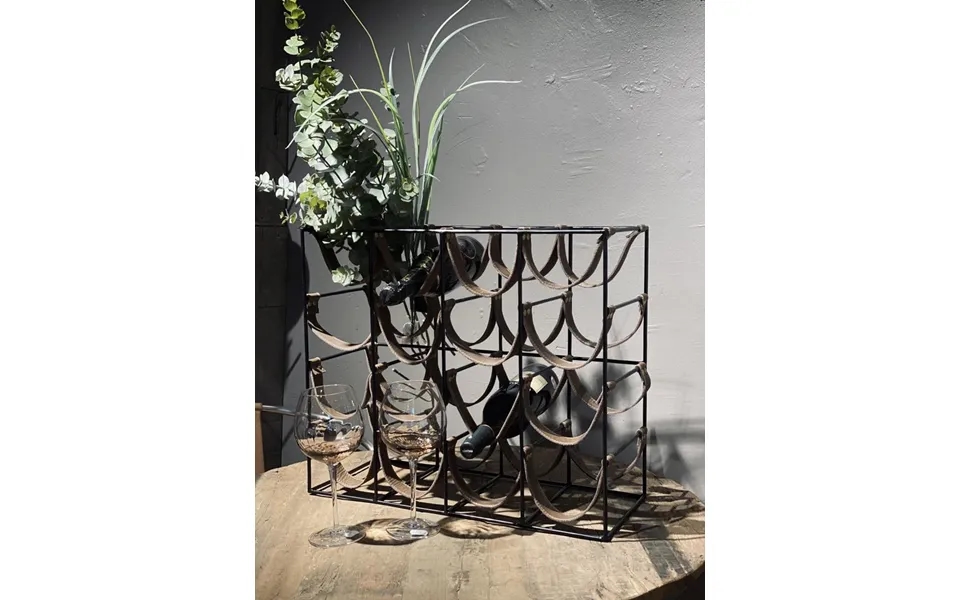 Vinreol Til 16 Flasker - Brun