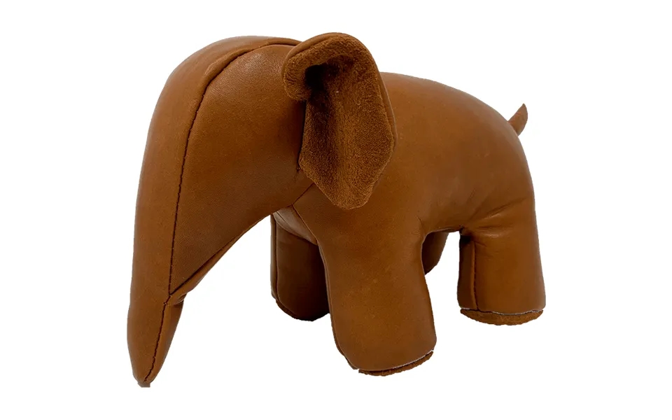 Læder Elefant Medium Mørk Cognac. By Fogstrup