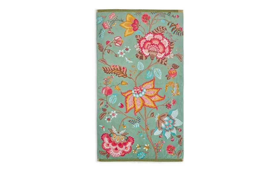 Pip Studio Flowers Beachtowel Light Green