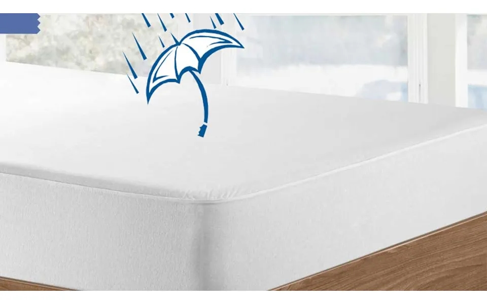 Velfont Vådliggerlagen Til Baby Og Junior Seng Hvid - 140x200 Halvanden