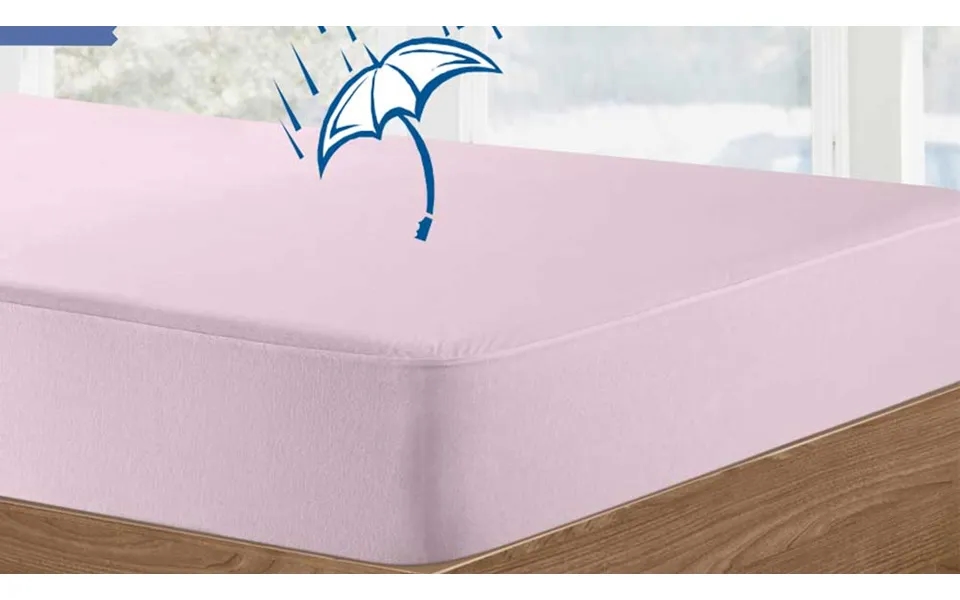 Velfont Vådliggerlagen Til Baby Og Junior Seng Soft Lyserød - 70x140 Juniorseng