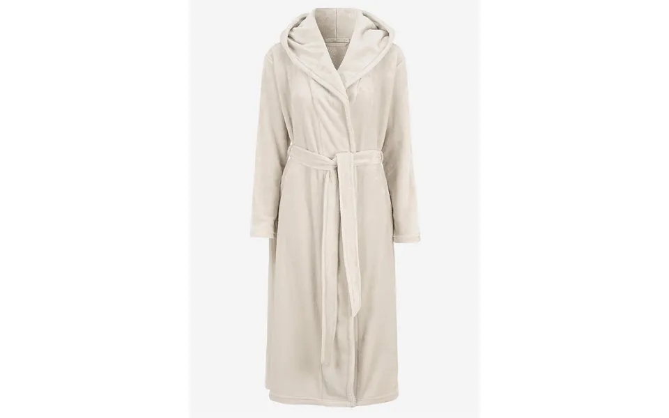 Badekåbe I Fleece Med Hætte