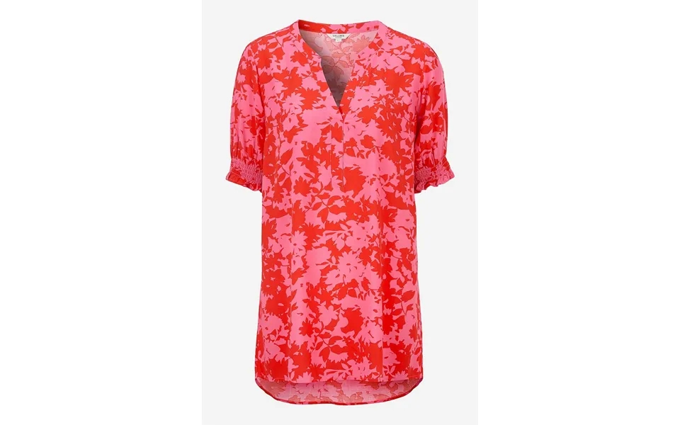 Tunika Med Smock På Ærmeafslutningerne