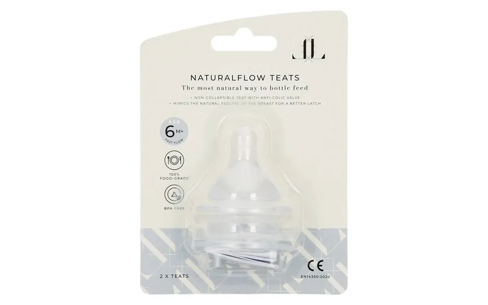 Lola&lykke Naturalflow Teats 2pcs 6m