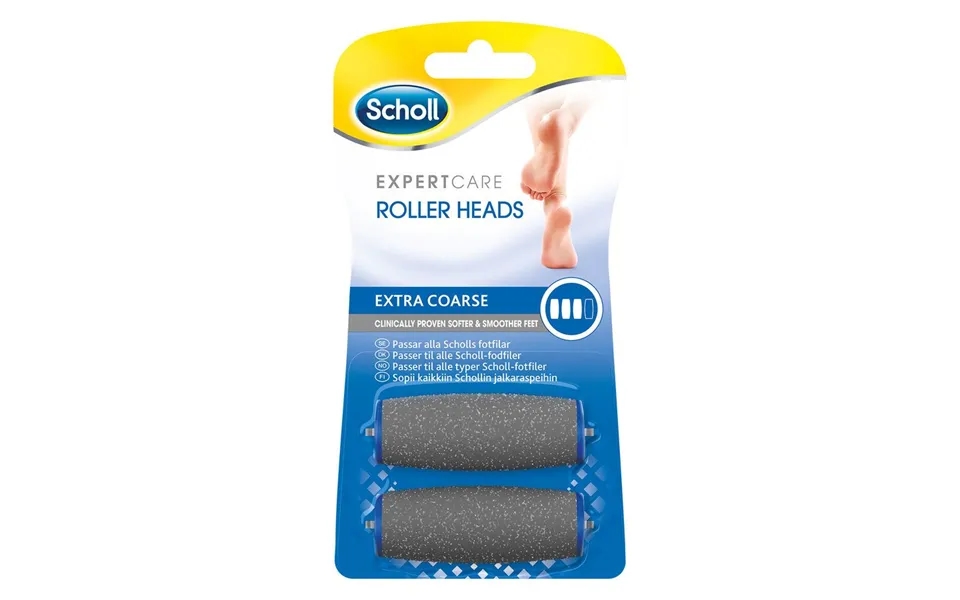 Scholl Expertcare Roller Heads Extra Coarse 2pcs