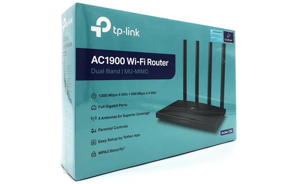 Tp-link Archer C80 V1 Trådløs Router