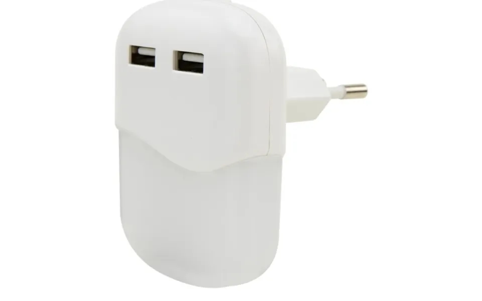 Ansmann Nl15ac-2usb 1600-0407 Natlys - Vægbelysning Oval Led Rgb Hvid