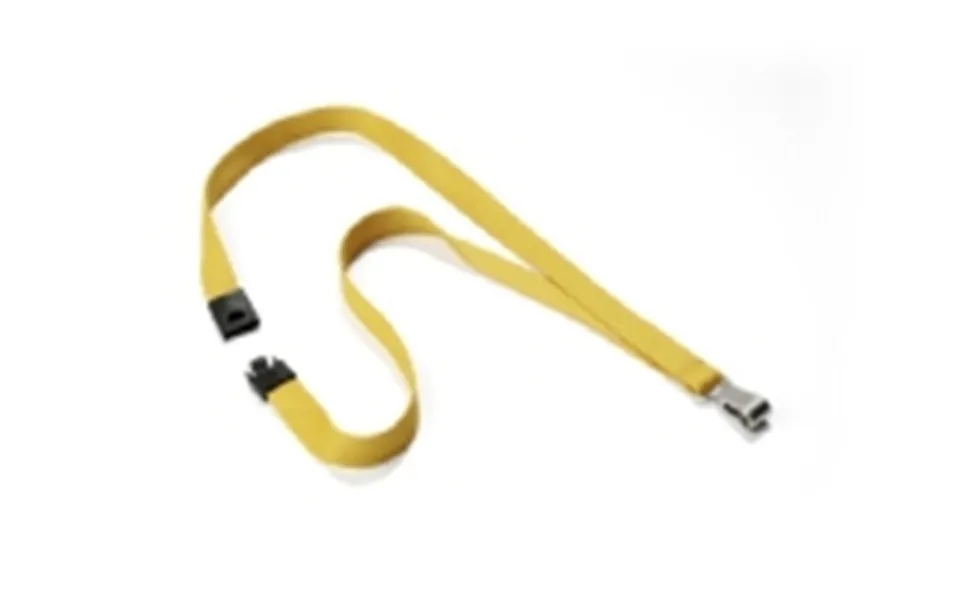 Durable Textile Lanyard Soft Colour Ochre - Emblem Etui