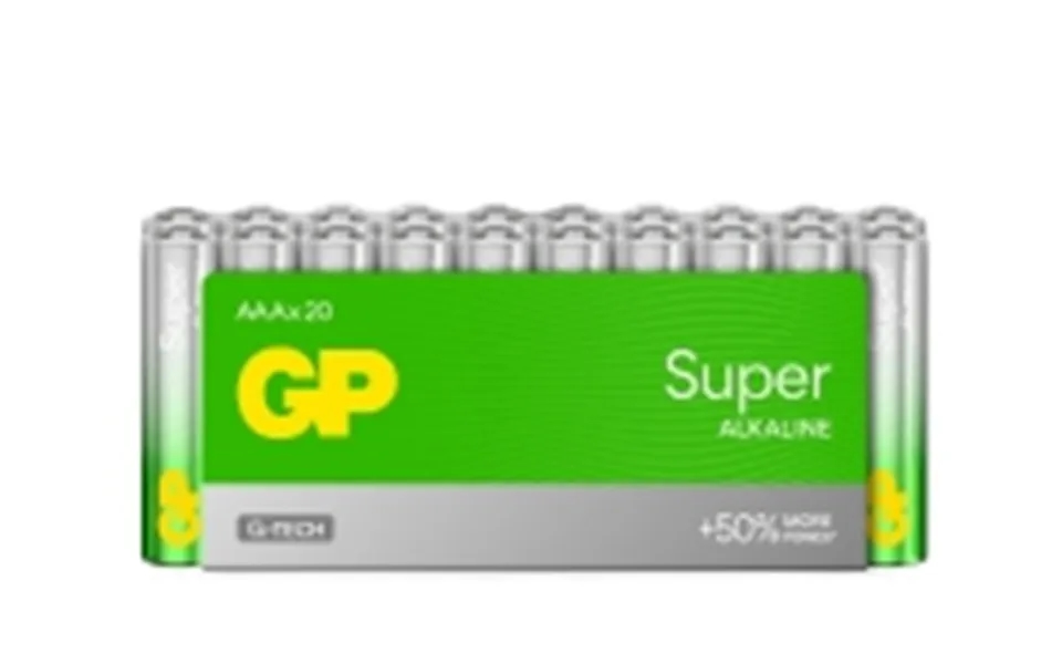Gp Super Alkaline - Batteri 20 X Aaa Lr03