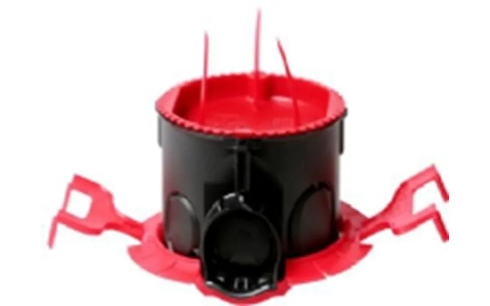 Kaiser Indmuringsdåse Komplet Med Klemfix Og Signallåg - Fastgøres I Et Ø82 Hul