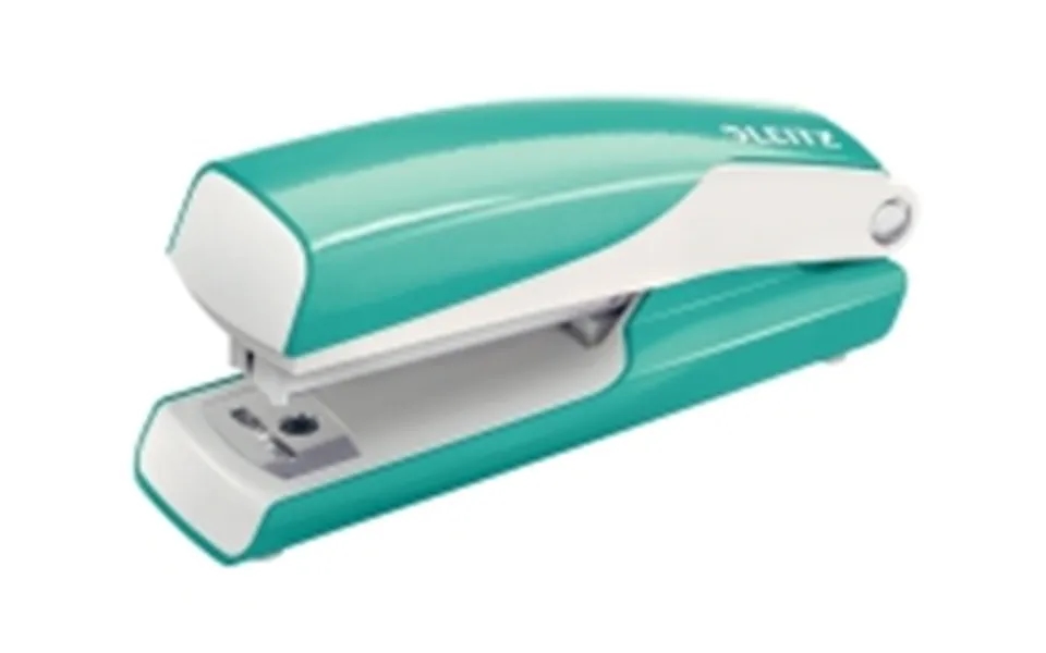 Leitz Mini Nexxt Wow 5528 Hæftemaskine, Isblå Hæftekapacitet 10 Ark, Indstiksdybde 50 Mm, Matchende Hæftemaskine - 1 Stk
