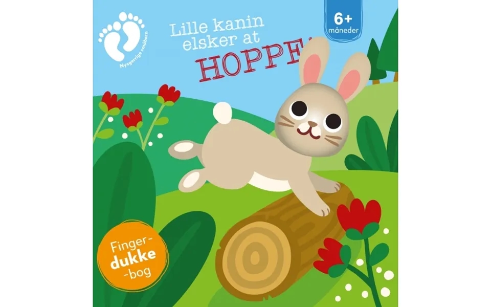 Lille Kanin Elsker At Hoppe - Med Fingerdukke Globe