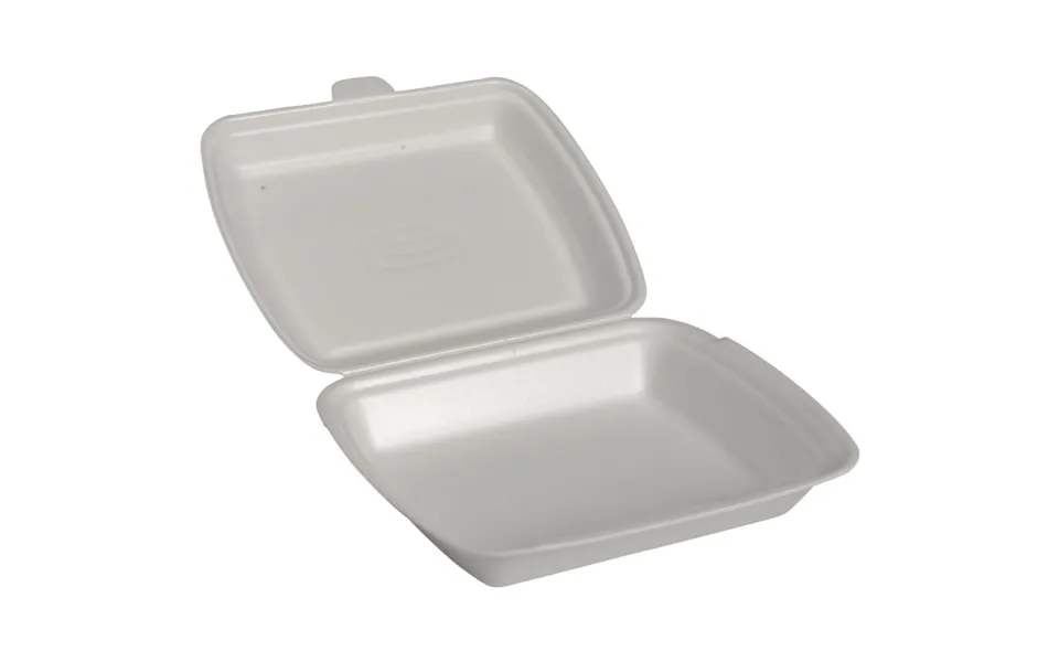 Termoboks 1-rums M Fast Låg Hvid Eps 24x20x7cm 125stk Pak - 125 X 2 Pakker