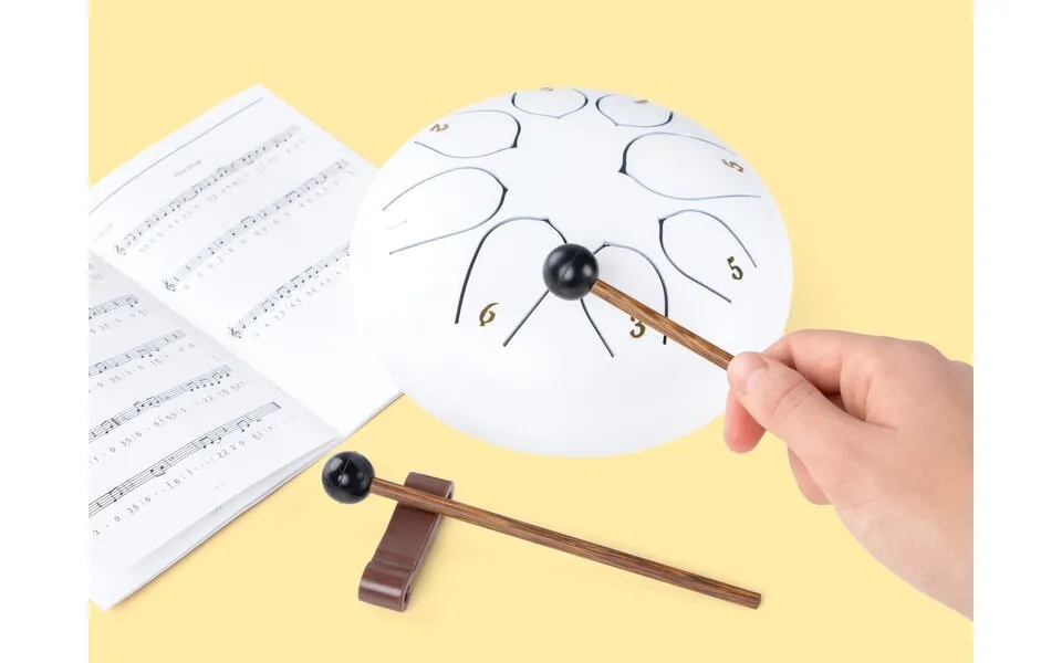 6-tommer Ståltungetromme Med 8 Toner