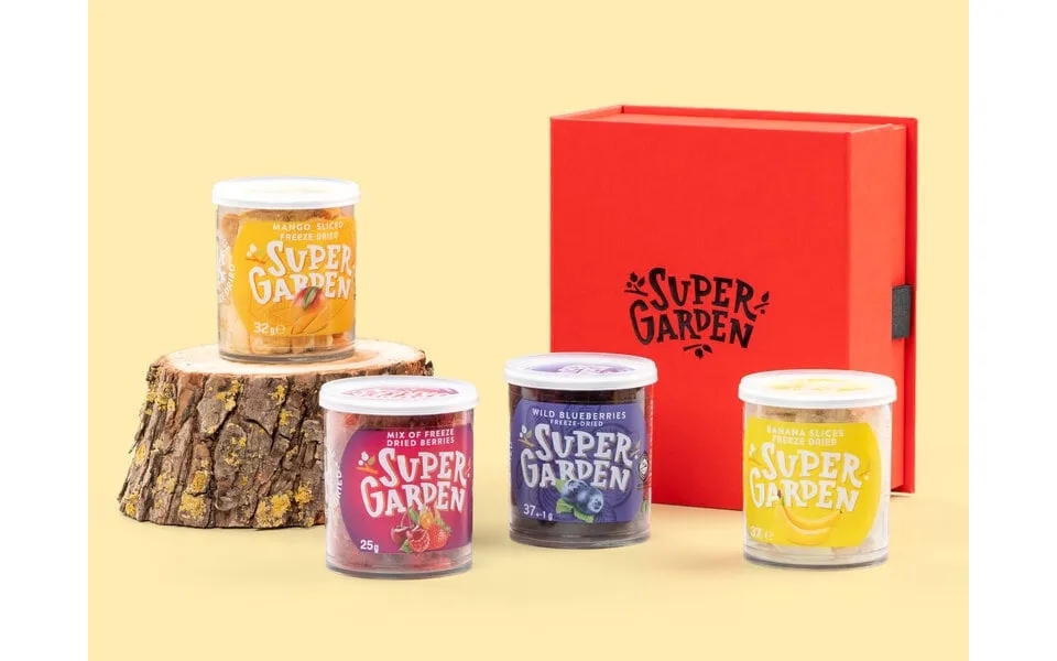 Gaveæske Med Frysetørrede Frugter & Bær