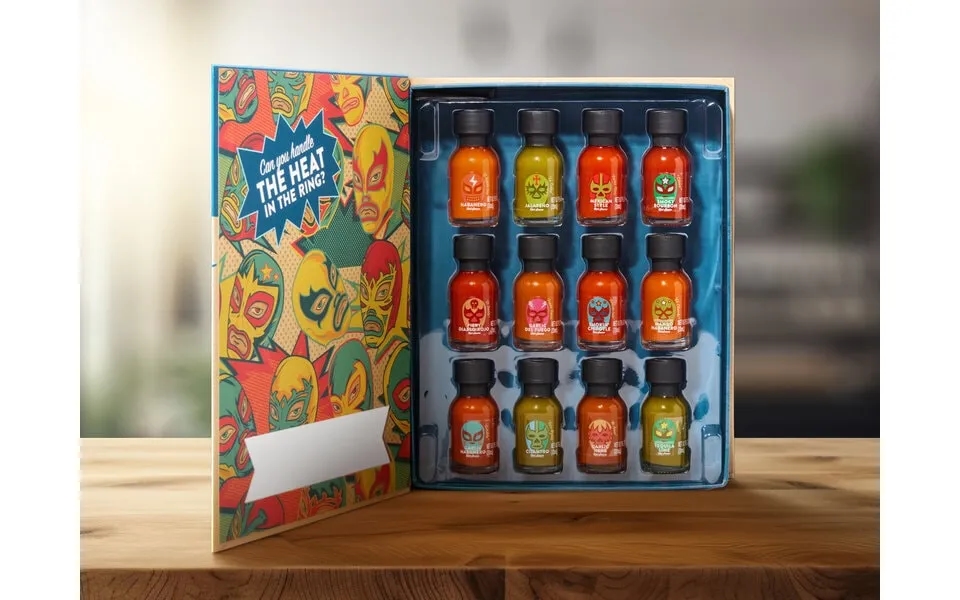 Gaveæske Med Stærke Saucer Viva La Picante - Thoughtfully