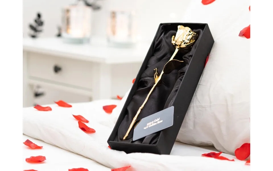 Guldrose - 24k Guldbelagt Rose