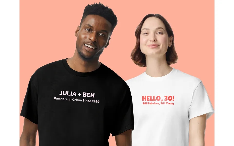 Personlig T-shirt Med Tekst