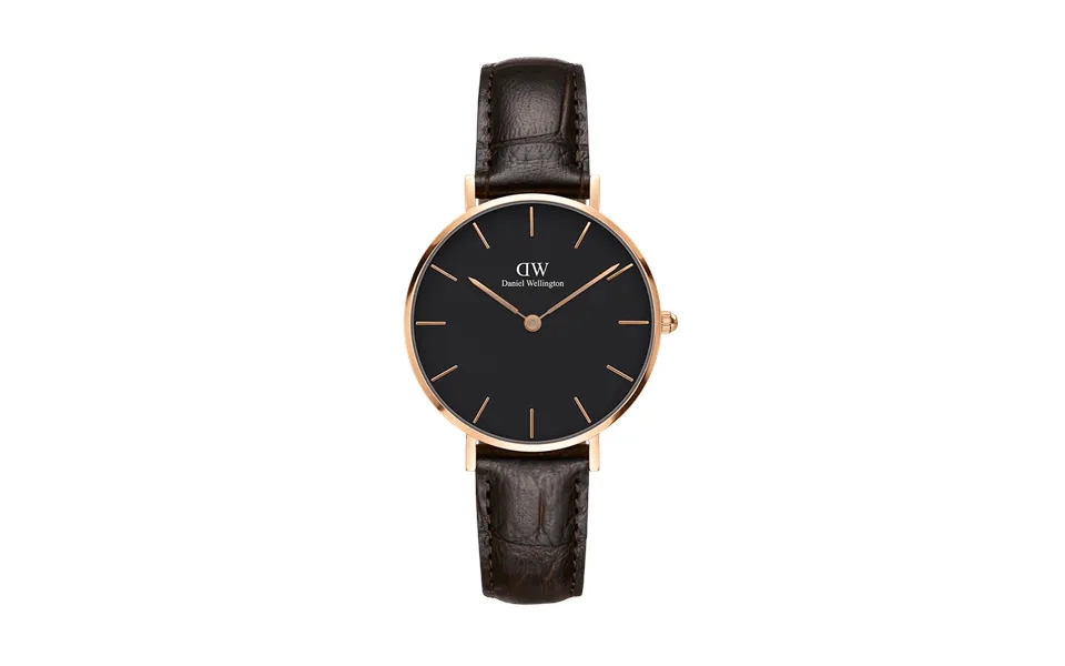 Daniel Wellington Dw Watch Petite York Black Rose Gold 28mm