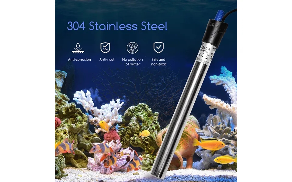 26,5cm Rustfrit Stål Varmeelement - Ø2,2cm, Justerbar Temperatur, Sølv