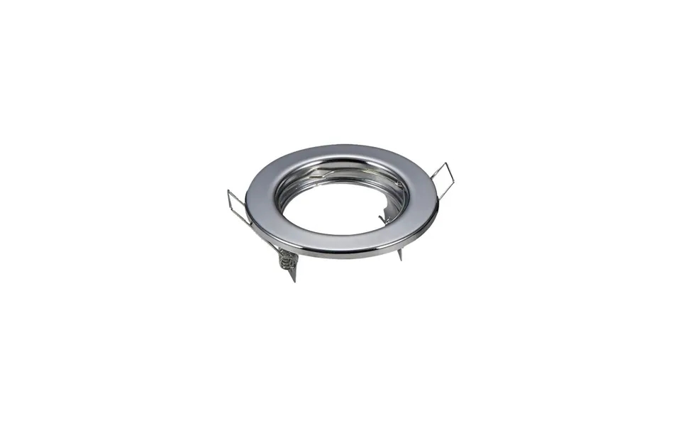 Downlight Kit Uden Lyskilde - Hul Ø6,5 Cm, Mål Ø8 Cm, Krom, Vælg Mr16 Eller Gu10 Fatning