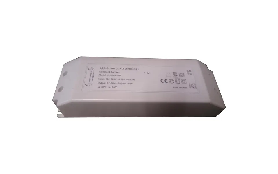 Outlet 29w Dali Dæmpbar Driver Til Led Panel - Med Dali Interface, Passer Til Vores 29w Led Paneler